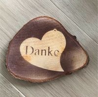 Danke Holzscheibe Dekoration Birke Brandenburg - Senftenberg Vorschau