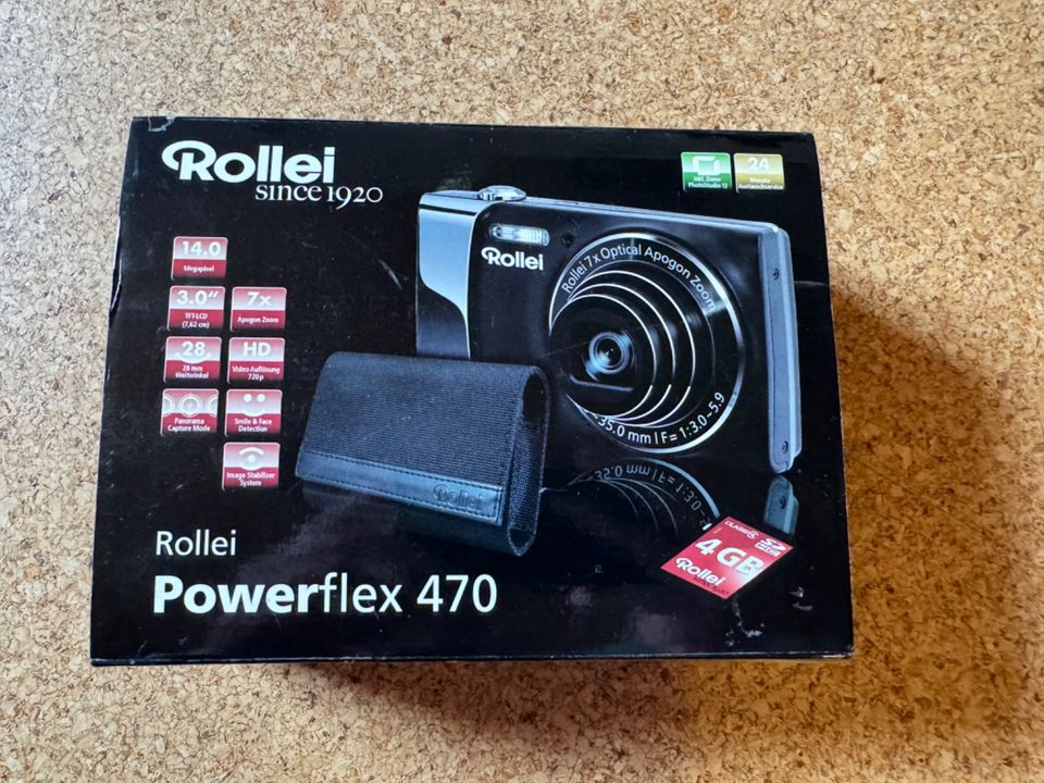 Digitalkamera Rollei Powerflex 470 schwarz in Brechen