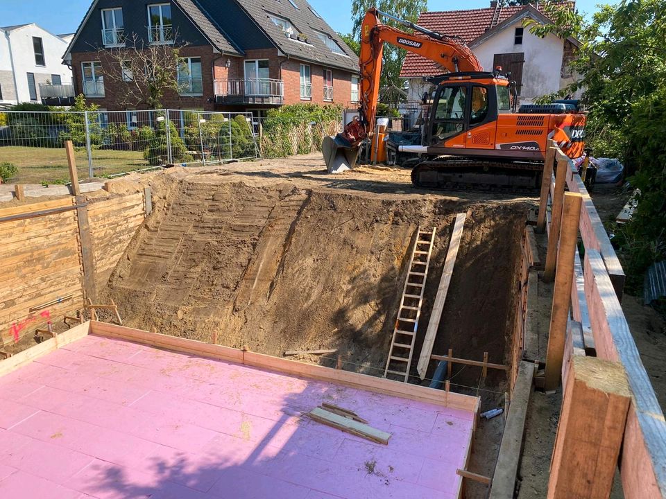 Erdbau - Baugruben  - Verbau  - Spezialtiefbau in Lübeck