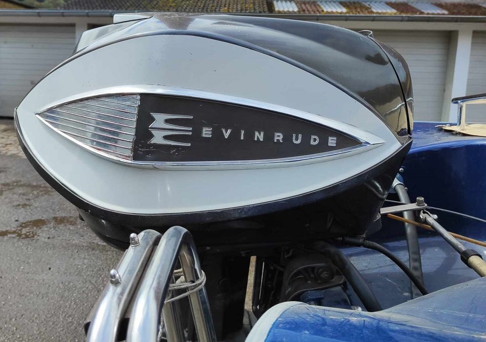 Libella GFK Sportboot, Evinrude 75ps, Bj.1964,Anhänger mit TüV in Lambrecht (Pfalz)