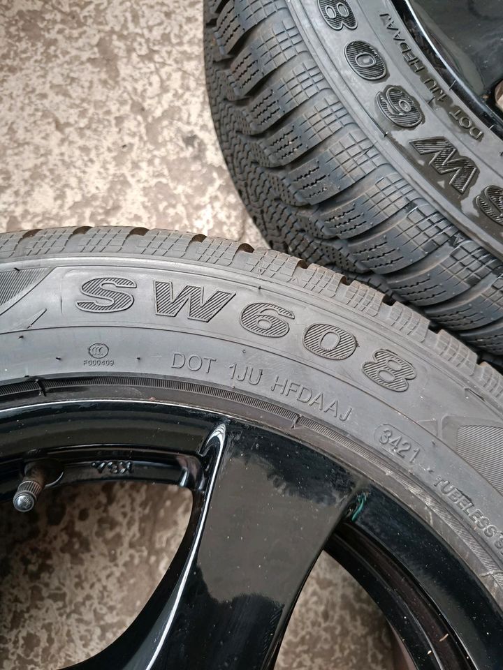 Winterradsatz Alufelge Borbet 6Jx15 ET28 Goodride 195/55 R15 in Saarlouis