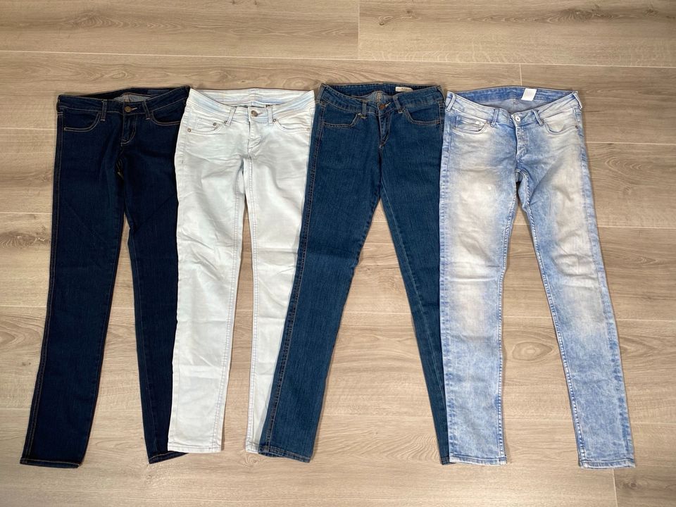 4 Jeans Hosen H&M Gr. 26/27/28 L30/32 Super Skinny Low in Kastellaun