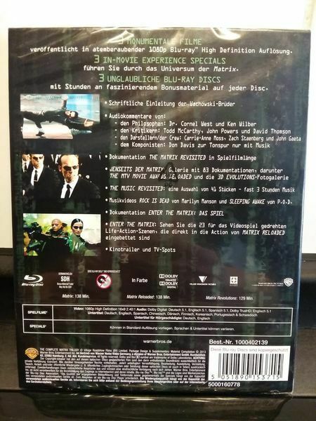 Matrix - The Complete Trilogy (Blu-ray) NEU-Original verpackt in Aschaffenburg