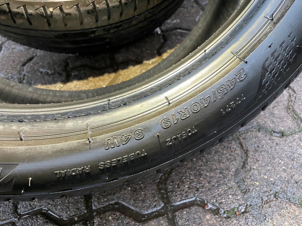 2stück 245/40R19 94W BRIDGESTONE TURANZA T005 DOT2021 in Stockstadt a. Main