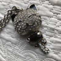 Kette Katze Silber Modeschmuck XXL Anhänger Glitzer Kätzchen Leipzig - Leipzig, Zentrum-Nord Vorschau