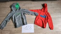 Puma Hoodie Kapuzenpulli Größe 128 grau rot Bayern - Kirchehrenbach Vorschau