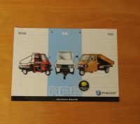 Piaggio Ape 50 und TM, Prospekt von 2001, 6 Seiten, m. Preisliste Thüringen - Weimar Vorschau