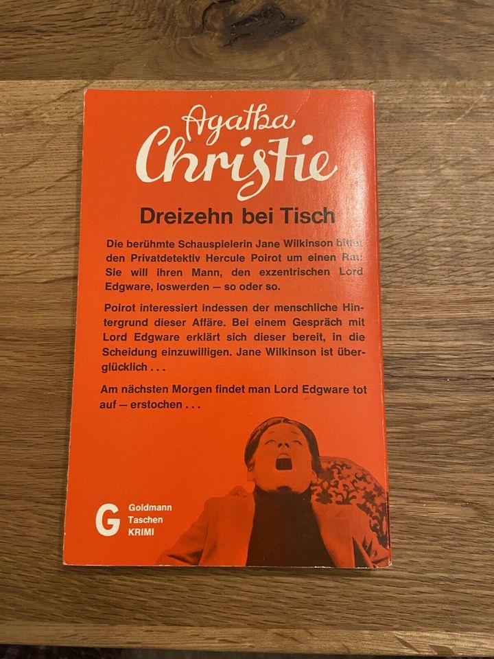 Agatha Christie -Dreizehn bei Tisch. Goldmann Taschen Krimi. in Bruchsal