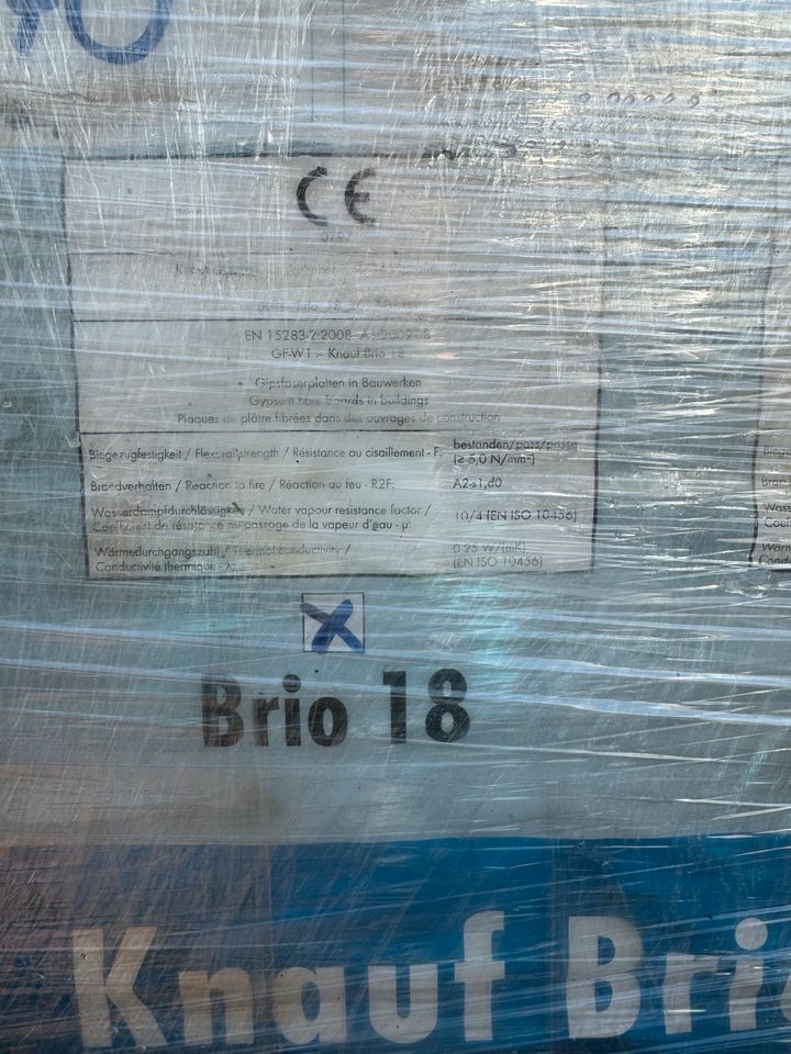 Knauf Brio 18, Materialbezeichnung 18 600 1200 in Edling