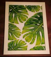 3 Palme Palmblatt Bilder mit Rahmen, 33 x 24 cm, 46 x 28 cm Nürnberg (Mittelfr) - Mitte Vorschau