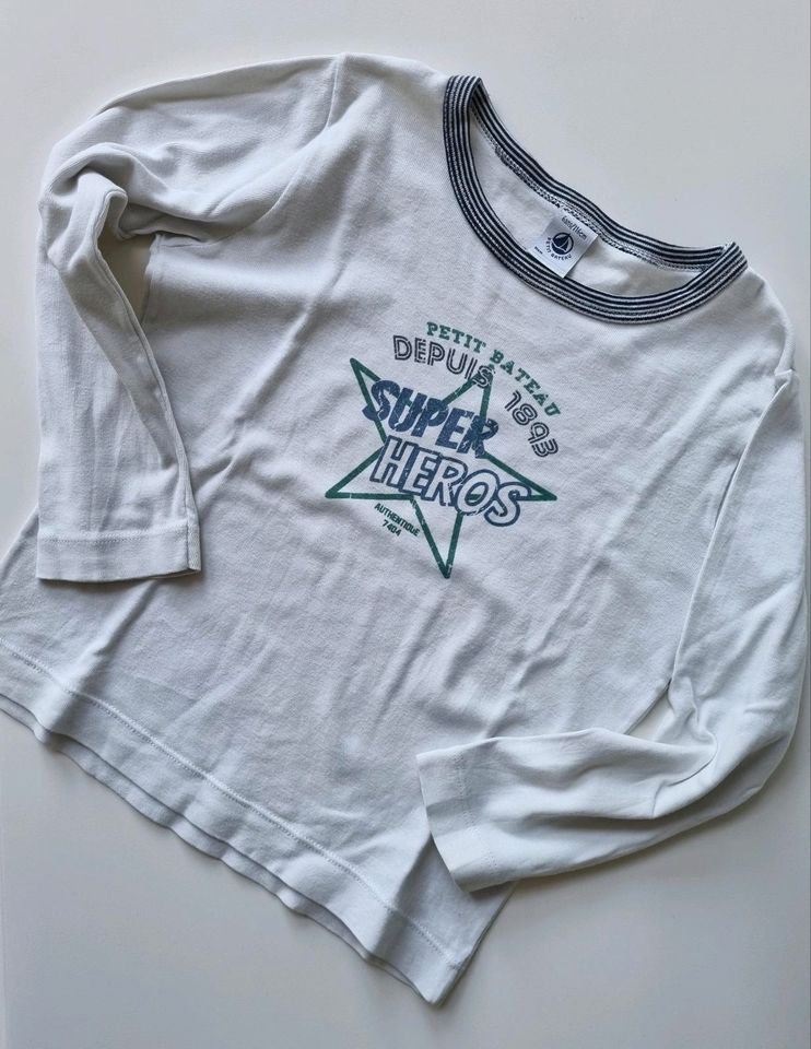 Petit Bateau Langarmshirt, Größe 116, 6 Jahre in Hamburg