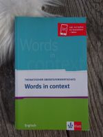 Taschenbuch "Words in context" / Oberstufe in Englisch - Vokabeln Bayern - Neu Ulm Vorschau