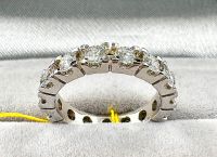 Memoryring mit 1,40ct Brillanten in 750 / 18 Karat Weißgold Nordrhein-Westfalen - Moers Vorschau