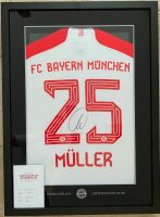 Müller Trikotrahmen Originalunterschrift Bayern München RAR Bayern - Ebermannsdorf Vorschau