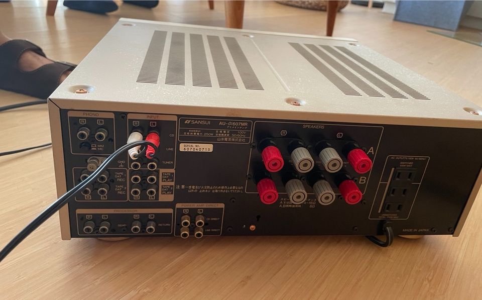 SANSUI AU Alpha 607 MR -perfekt Zustand! (Inkl. Trafo) in Friedrichsdorf