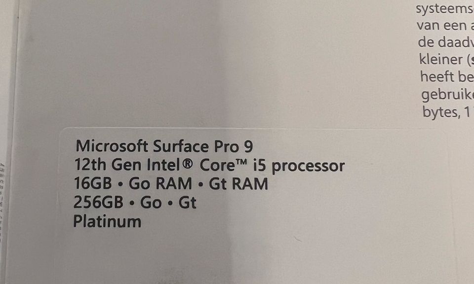 Microsoft Surface Pro 9. 12 Gen. i5-16GB-256GB. NEU. Garantie in Rostock