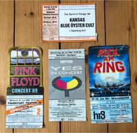 Historische Konzertkarten Pink Floyd, Yes, Kansas, Rock am Ring Rheinland-Pfalz - Ober-Flörsheim Vorschau