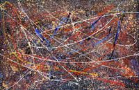 Homage of Pollock - Number 2 p98600 120x180cm Ölbild handgemalt Berlin - Treptow Vorschau