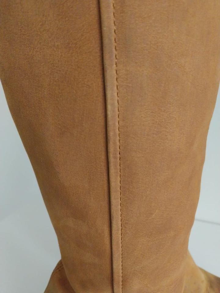 Stiefel Langschaft echtleder Nubukleder Vintage Cognac gr. 37 in Kaltenkirchen