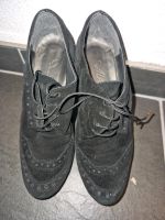 Schwarz wild Leder damen Herbst Schuhe gr.37 Hessen - Rodgau Vorschau