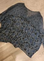 Bluse Zara, Gr. XL, blau mit Blumenmuster Niedersachsen - Seelze Vorschau