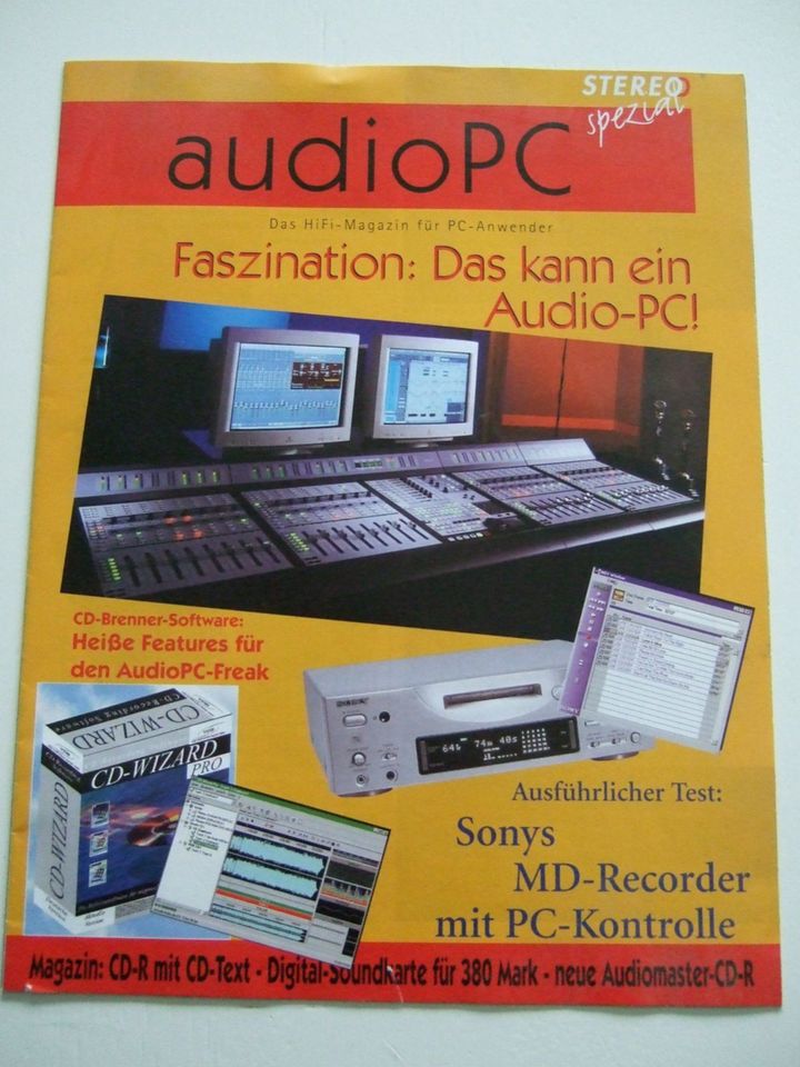 audio-PC - Das Hifi-Magazin für PC-Anwender (ca. 90iger Jahre) in Schermbeck