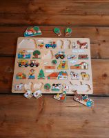 ❤️ Holz-Steckspiel ❤️ Lernspielzeug/Holzspielzeug Kinder/Puzzle Wurster Nordseeküste - Padingbüttel Vorschau