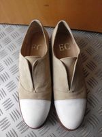 Echtleder Halbschuhe Slip-In beige/weiß Größe 37 neu Dortmund - Mengede Vorschau