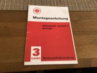 Kreidler Montageanleitung  3Gang Niedersachsen - Springe Vorschau