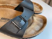 BIRKENSTOCK LEDER SANDALEN mit 1er schwarzen Schnalle - 41 / 7 Bayern - Bad Kissingen Vorschau