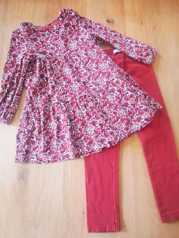 Name It Set Gr. 104 Mädchen Kleid Leggings in Herford