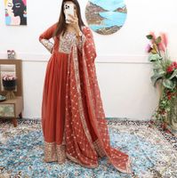 Anarkali kleid indien mit ärmel Niedersachsen - Munster Vorschau