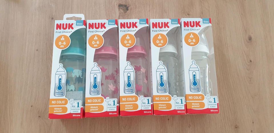 NUK Babyflasche aus Glas in Ergoldsbach