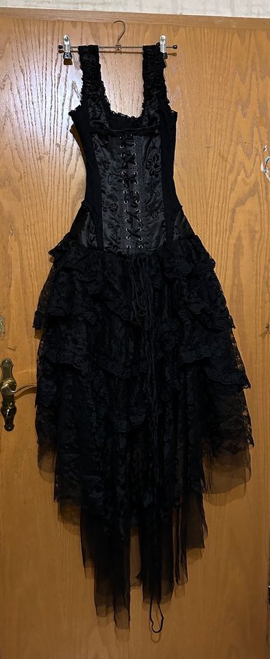 Burleska Ophelie Dress Schwarz Size 22 mit Tasche in Overath