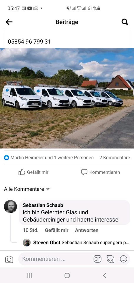 Helfer (m,w,d) für Gebäudereinigung gesucht in Lüneburg