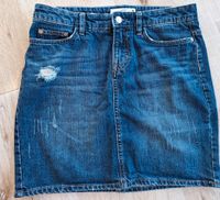 Kurzer Jeansrock Gr.38 used-look dunkelblau Niedersachsen - Wendeburg Vorschau