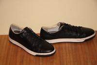 Sneaker Halbschuhe GEOX Gr. 42 Leder schwarz TOP Niedersachsen - Jork Vorschau