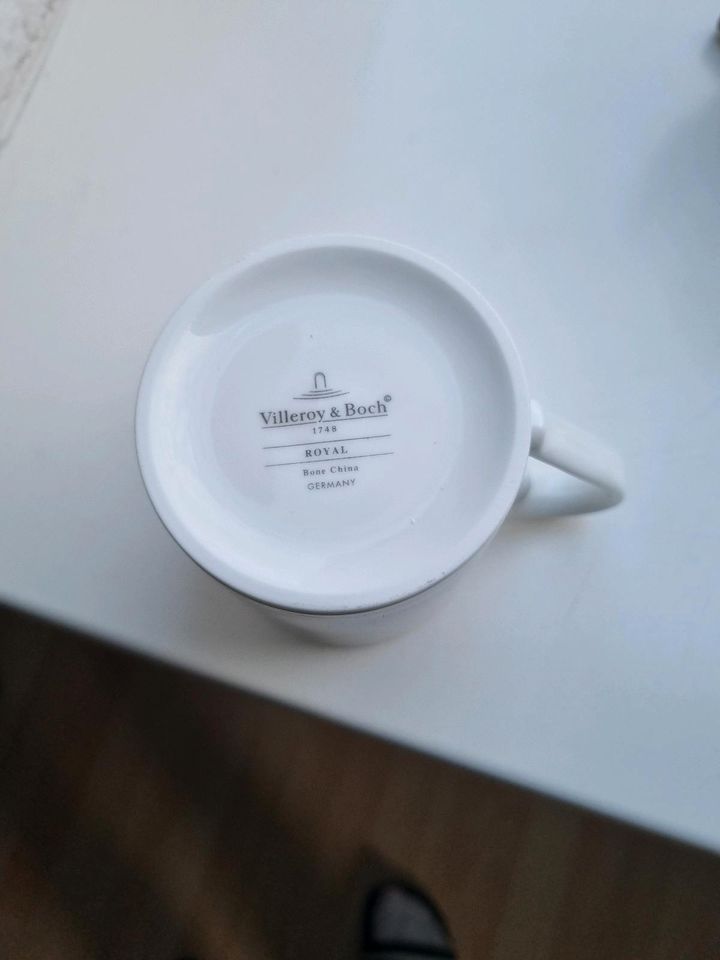 Villeroy & Boch Kaffeebecher und Milchkännchen in Blankenfelde-Mahlow