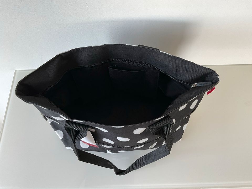 Reisenthel shopper e1 schwarz dots white neu in Troisdorf