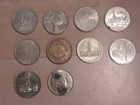 10 X DDR Münzen 5 Mark u.a. Zwickau, Meissen, Mühlhausen usw Nordrhein-Westfalen - Versmold Vorschau