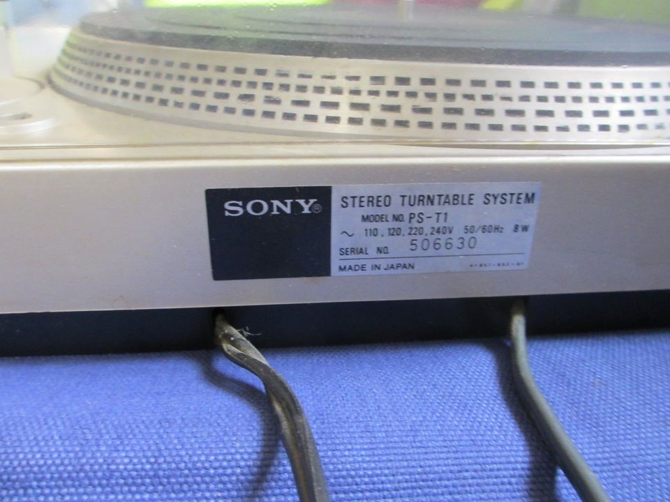 Plattenspieler Sony PS T-1 in Regensburg