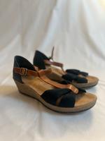 Rieker Wedges Espadrilles 42 Blau Braun Schuhe Sandalen Nordrhein-Westfalen - Kaarst Vorschau