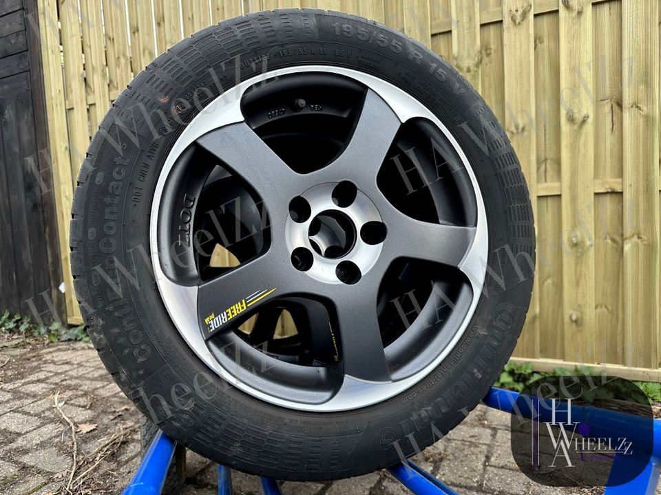 DOTZ Alufelgen poliert 15 Zoll Sommerräder 5x100➡️ 195/55 R15 CONTINENTAL Sommerreifen Sommer Reifen Felgen➡️ VW POLO 6R 9N FOX AUDI A1 SEAT IBIZA 6J 6L TOLEDO NH SKODA FABIA 5J ROOMSTER PRAKTIK RAPID in Bünde