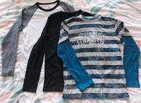 5x Langarm-Shirt, Gr.146/152, schwarz, weiß, grau, blau Berlin - Pankow Vorschau