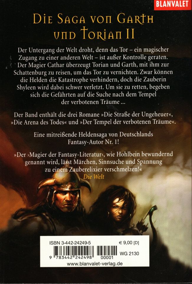 Die Saga von Garth und Torian 1+2 von Wolfgang Hohlbein in Apensen