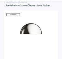 Louis Poulsen Panthella mini Ersatzschirm Silber Leipzig - Leipzig, Zentrum Vorschau