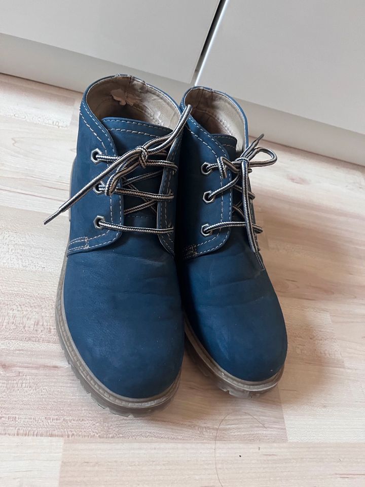 Dunkelblaue halbhohe Schuhe von Landrover Gr. 38 in Leipzig