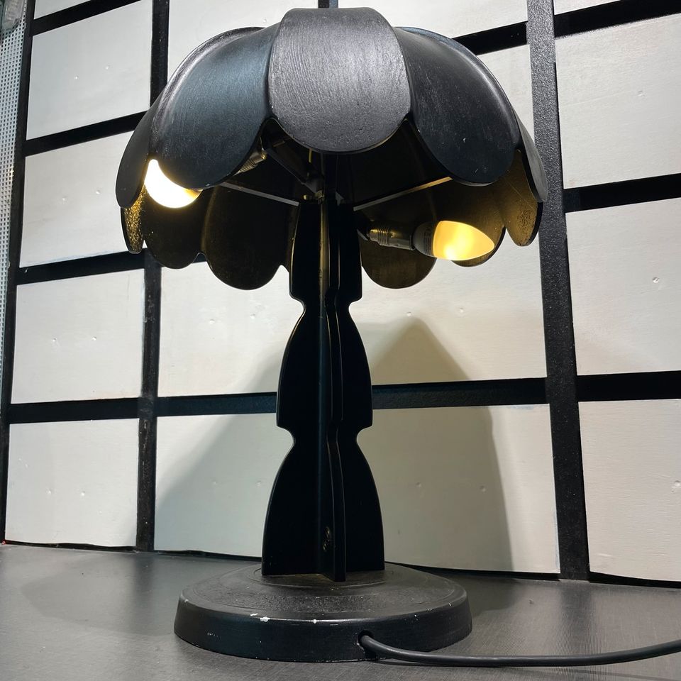 Designer Lampe aus den 80er Jahren schwere Alu Lampe in Mainz