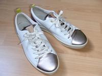 Ecco Golf Tray Hydromax Sneaker Gr. 40 extra width weiß/bronze Niedersachsen - Achim Vorschau