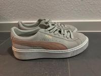 Puma Sneaker/ Sportschuhe in Wildleder, Größe 38,5 in grau/ rosa Hessen - Bad Schwalbach Vorschau